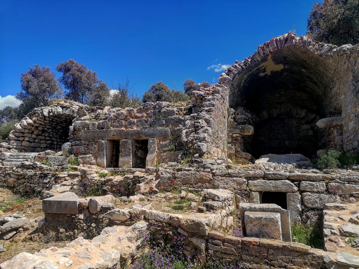 Euromos Antik Tiyatrosu ve Yamaç Kalıntıları - Fotoğraf 2